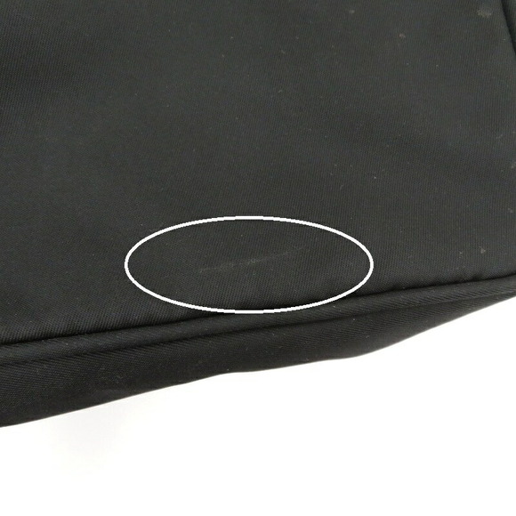 Prada Triangle Logo Tessuto Handbag Black - Picture 8 of 12